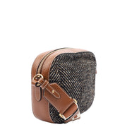 Picture of Stella McCartney Cross Body Logo Crossbody in Brown, Fabric