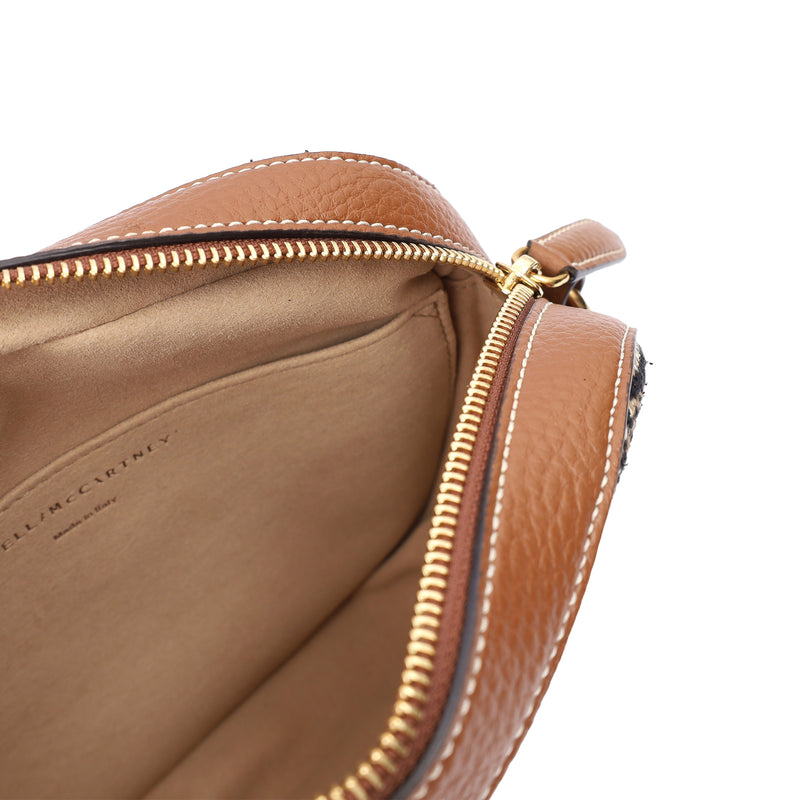 Picture of Stella McCartney Cross Body Logo Crossbody in Brown, Fabric