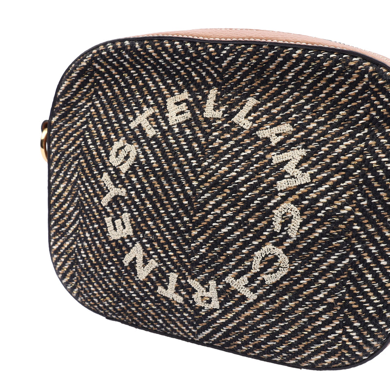 Picture of Stella McCartney Cross Body Logo Crossbody in Brown, Fabric