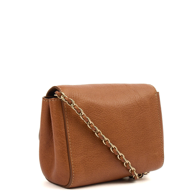 Picture of Mulberry Cross Body Lily - Mini  in Oak, Leather