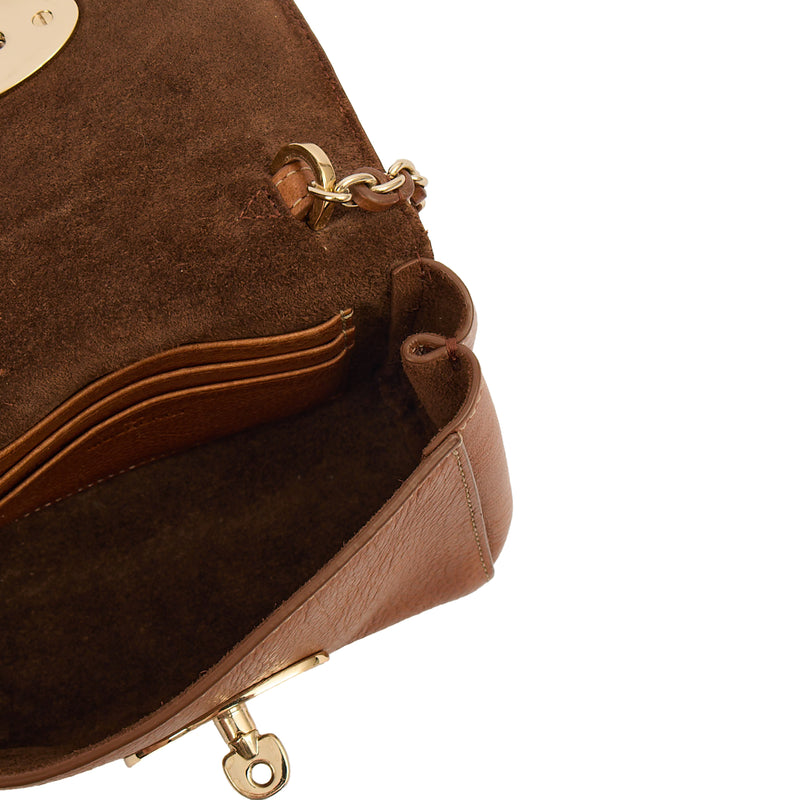 Picture of Mulberry Cross Body Lily - Mini  in Oak, Leather