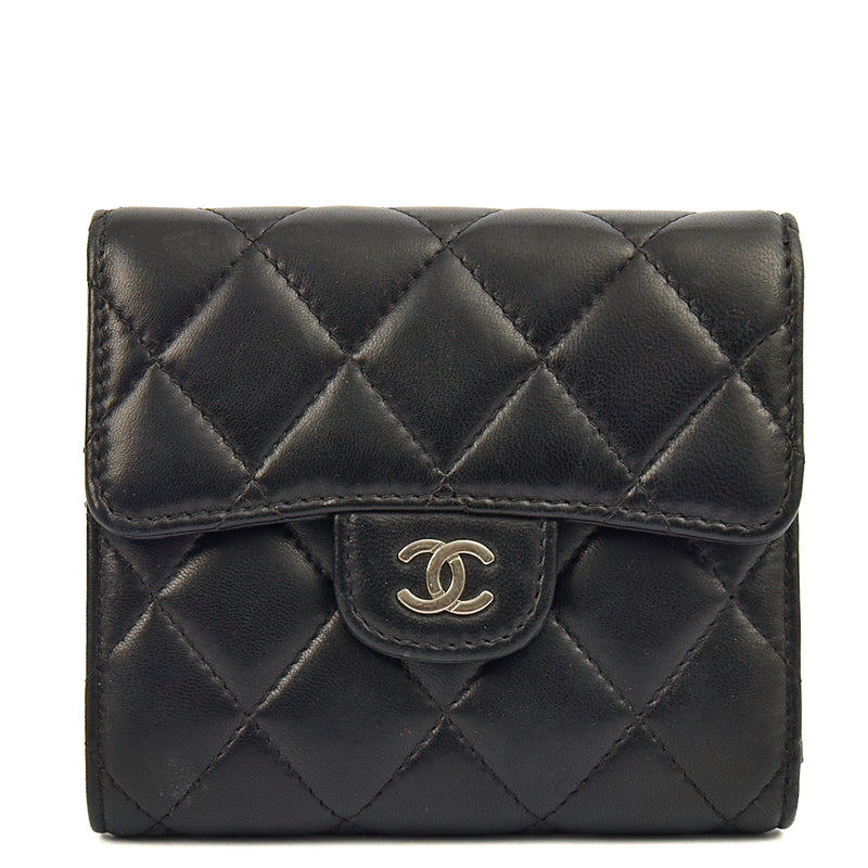 Picture of Chanel Wallet Flap Wallet in Black, Lambskin Leather