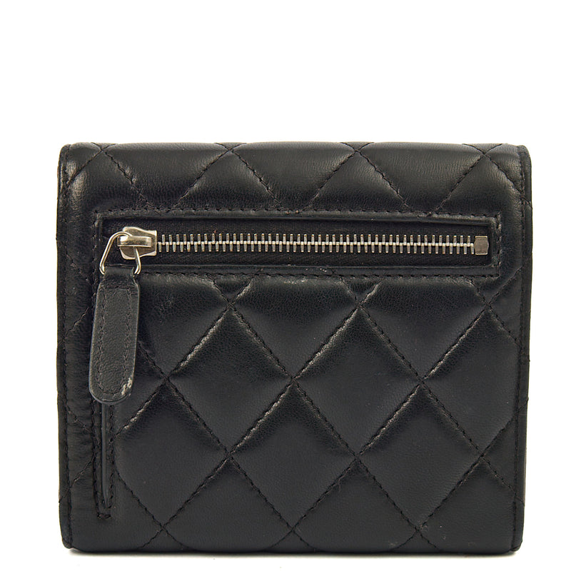 Picture of Chanel Wallet Flap Wallet in Black, Lambskin Leather