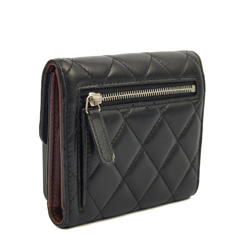 Picture of Chanel Wallet Flap Wallet in Black, Lambskin Leather