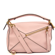 Picture of Loewe Cross Body Puzzle - Medium in Icy Pink, Leather