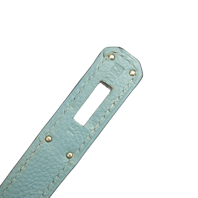 Picture of Hermes Tote Kelly 35 in Bleu Jean, Togo Leather