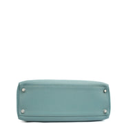 Picture of Hermes Tote Kelly 35 in Bleu Jean, Togo Leather