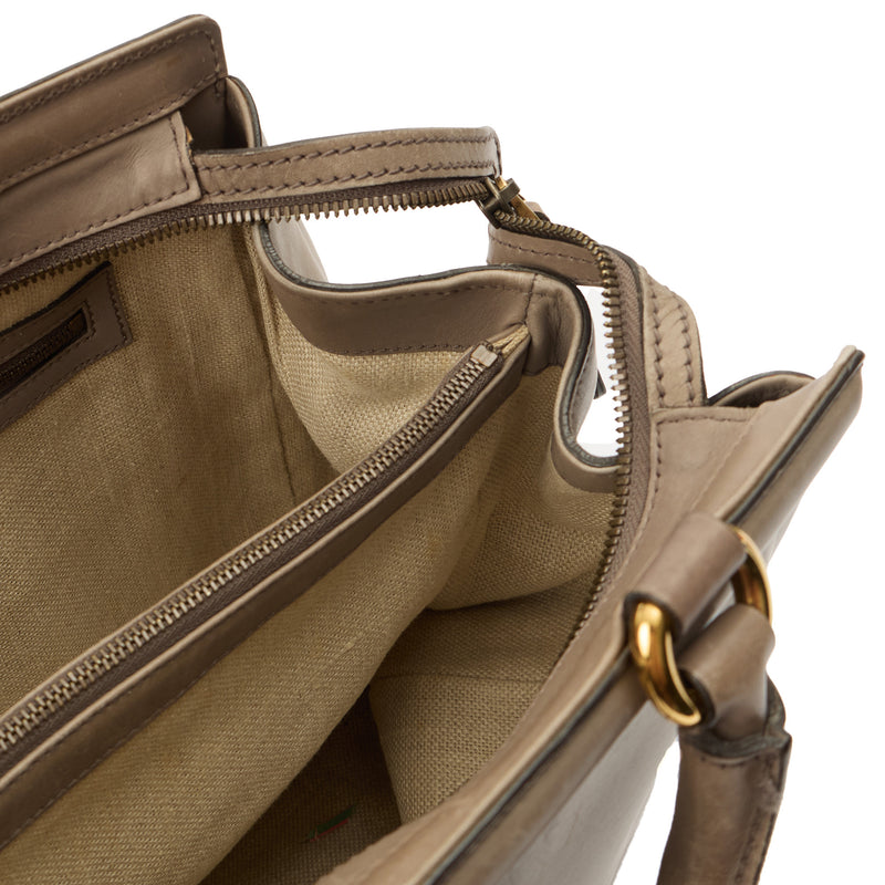 Picture of Gucci Tote Hassler Horsebit Hobo in Grey, Leather