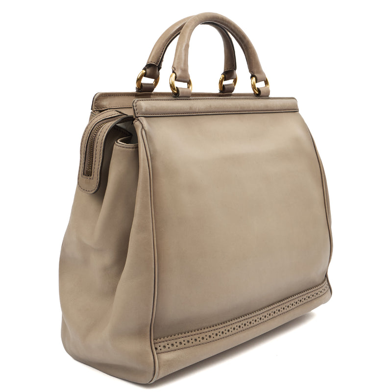 Picture of Gucci Tote Hassler Horsebit Hobo in Grey, Leather