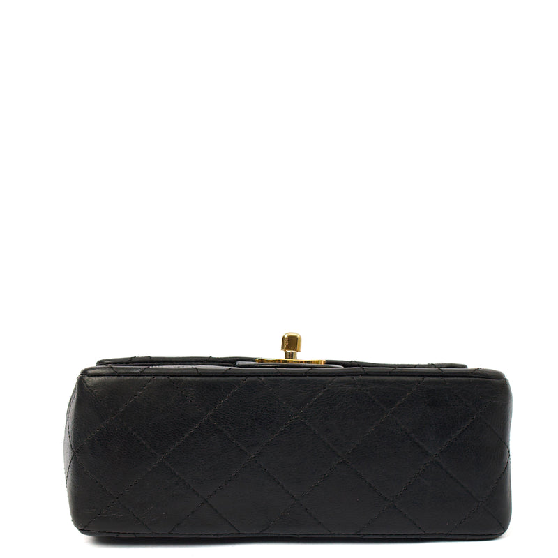 Picture of Chanel Cross Body Classic - Mini (Square) in Black, Lambskin Leather