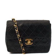 Picture of Chanel Cross Body Classic - Mini (Square) in Black, Lambskin Leather