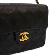 Picture of Chanel Cross Body Classic - Mini (Square) in Black, Lambskin Leather