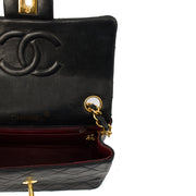 Picture of Chanel Cross Body Classic - Mini (Square) in Black, Lambskin Leather