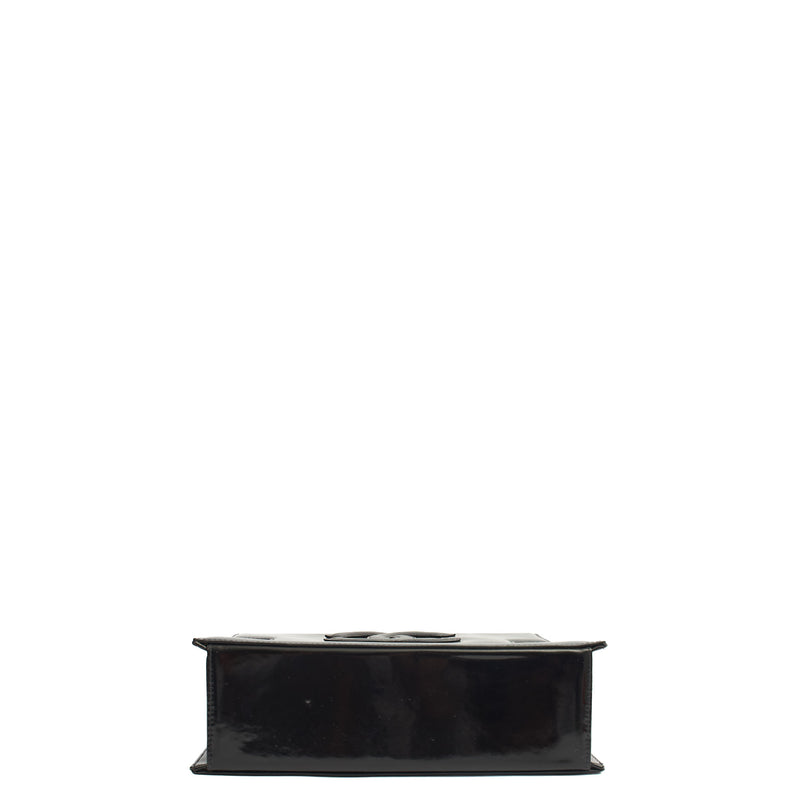 Picture of Chanel Shoulder Bag Vintage Flap Bag  in Black, Patent Leather