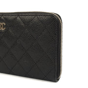 Picture of Chanel Purse Zip Wallet in Black, Caviar Leather