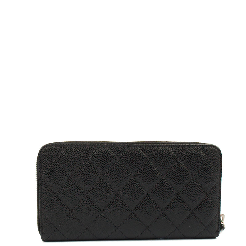 Picture of Chanel Purse Zip Wallet in Black, Caviar Leather