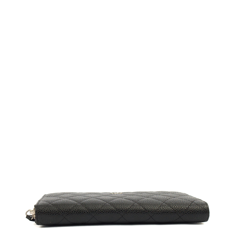 Picture of Chanel Purse Zip Wallet in Black, Caviar Leather
