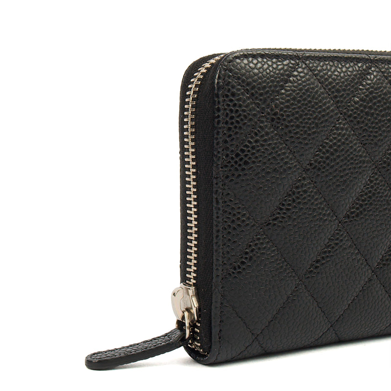 Picture of Chanel Purse Zip Wallet in Black, Caviar Leather