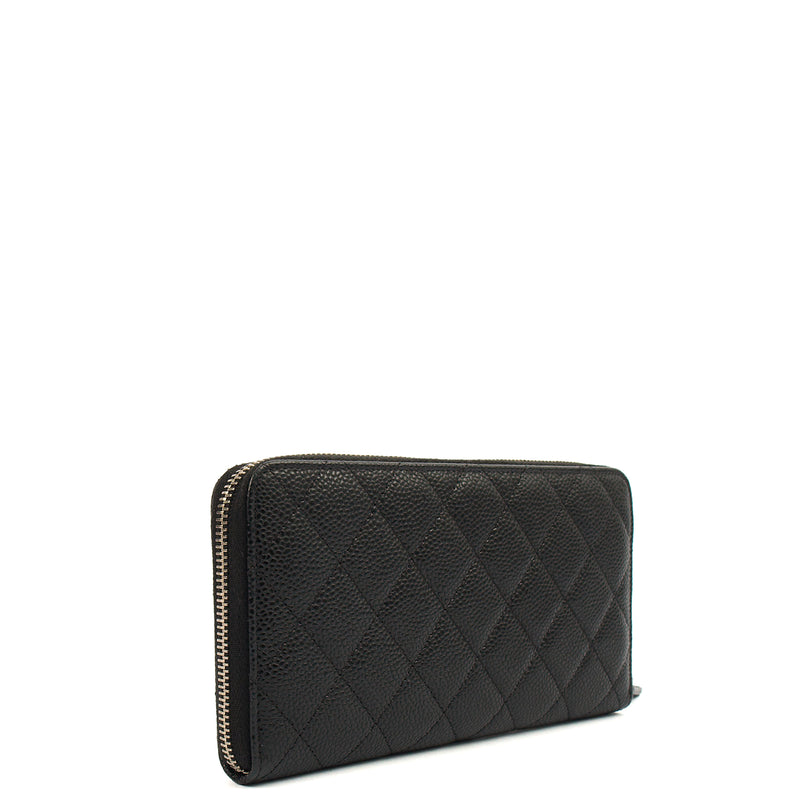 Picture of Chanel Purse Zip Wallet in Black, Caviar Leather