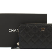 Picture of Chanel Purse Zip Wallet in Black, Caviar Leather