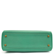 Picture of Hermes Top Handle Kelly 28 in Vert Vertigo, Courchevel Leather