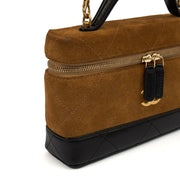Picture of Chanel Top Handle Vanity - Small in Neutral, Suede