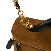 Picture of Chanel Top Handle Vanity - Small in Neutral, Suede