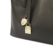 Picture of Aspinal of London Tote London Tote - Midi in Black, Leather