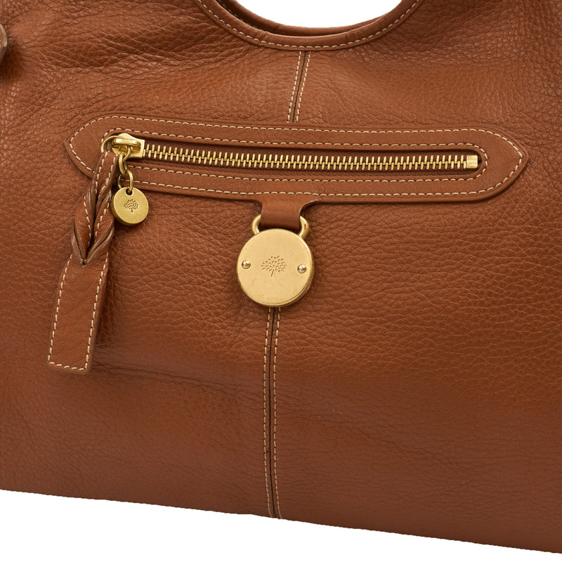 Picture of Mulberry Tote Somerset Tote in Oak, Calfskin Leather