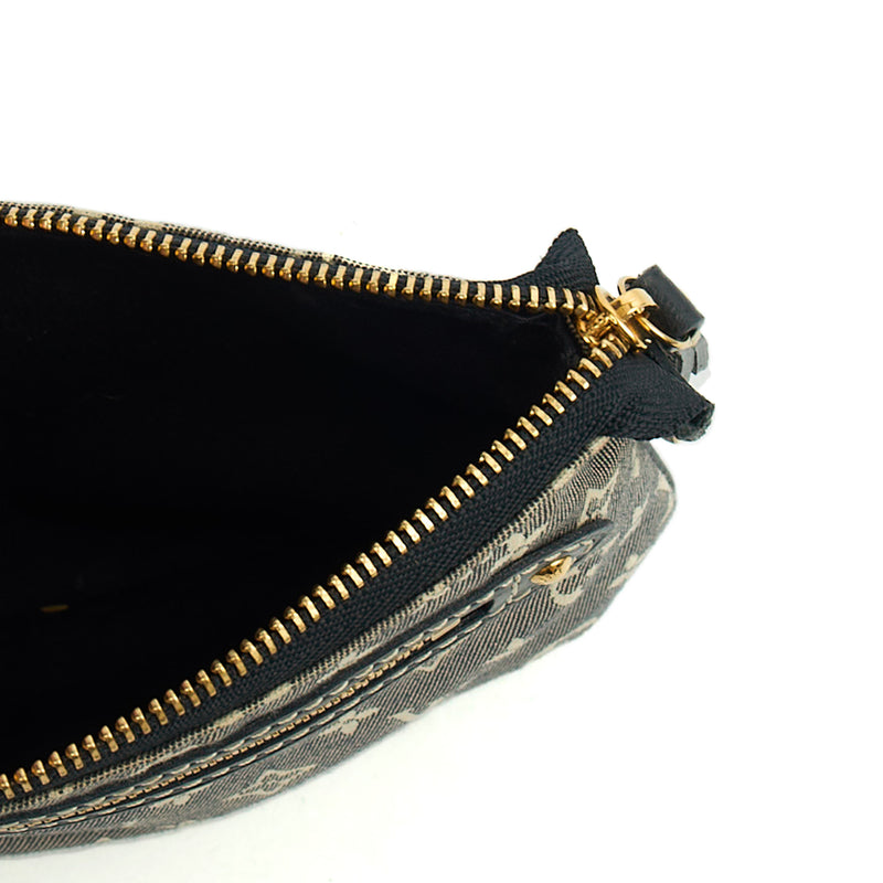 Picture of Louis Vuitton Mini Bag Mini Pochette Accessoires in Mini Lin Ebene, Canvas