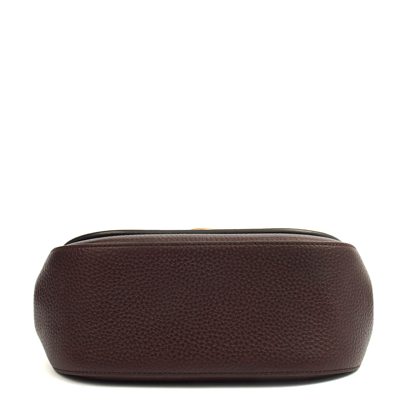Picture of Mulberry Satchel Amberley Satchel - Small in Oxblood, Leather