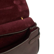 Picture of Mulberry Satchel Amberley Satchel - Small in Oxblood, Leather
