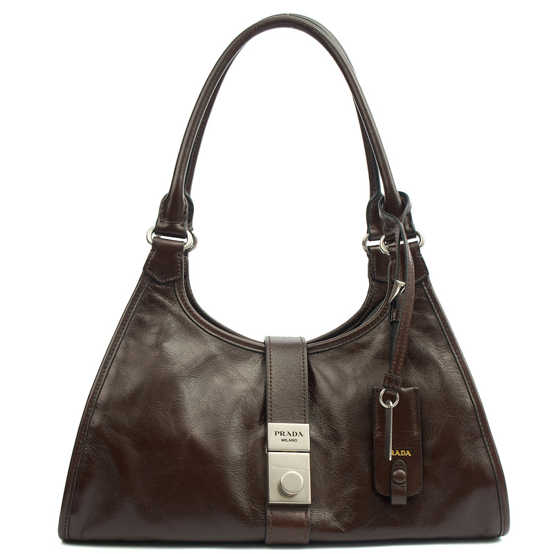 Picture of Prada Shoulder Bag Shoulder Bag in Brown, Leather