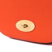 Picture of Mulberry Cross Body Darley Shoulder Bag  in Orange, Leather