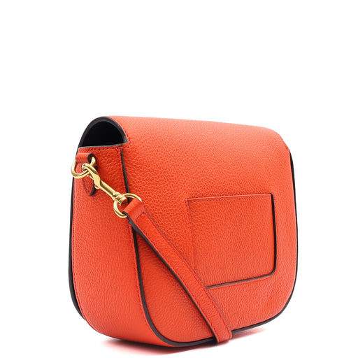 Picture of Mulberry Cross Body Darley Shoulder Bag  in Orange, Leather