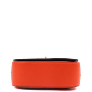 Picture of Mulberry Cross Body Darley Shoulder Bag  in Orange, Leather