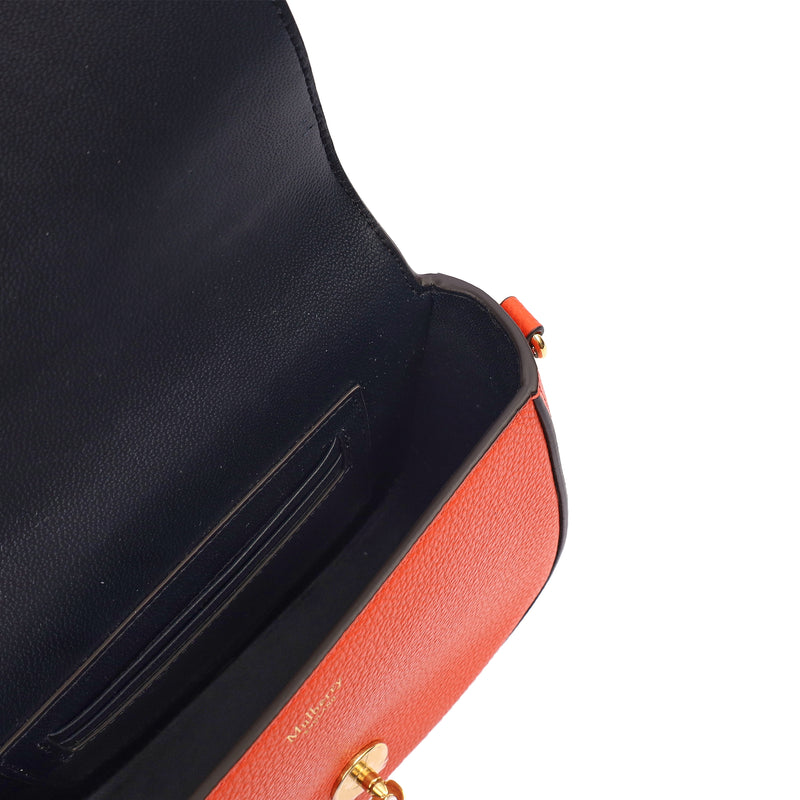 Picture of Mulberry Cross Body Darley Shoulder Bag  in Orange, Leather