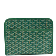 Picture of Goyard Clutch Jouvence Toiletry Pouch MM in Green, Leather