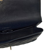 Picture of Chanel Shoulder Bag Classic - Maxi in Navy, Lambskin Leather