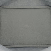 Picture of Hermes Bucket Bag Picotin 18 in Bleu Pale, Clemence Leather