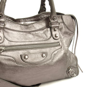 Picture of Balenciaga Tote Classic City in Metallic, Veau (Calfskin)