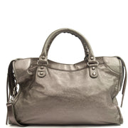 Picture of Balenciaga Tote Classic City in Metallic, Veau (Calfskin)