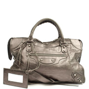 Picture of Balenciaga Tote Classic City in Metallic, Veau (Calfskin)