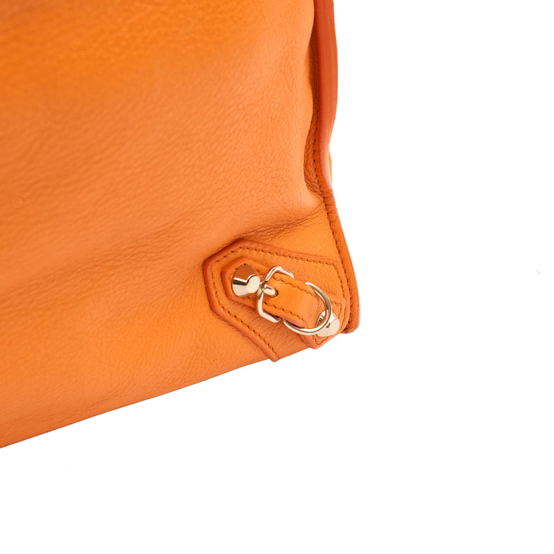 Balenciaga Tote Papier A3 Tote in Orange, Leather