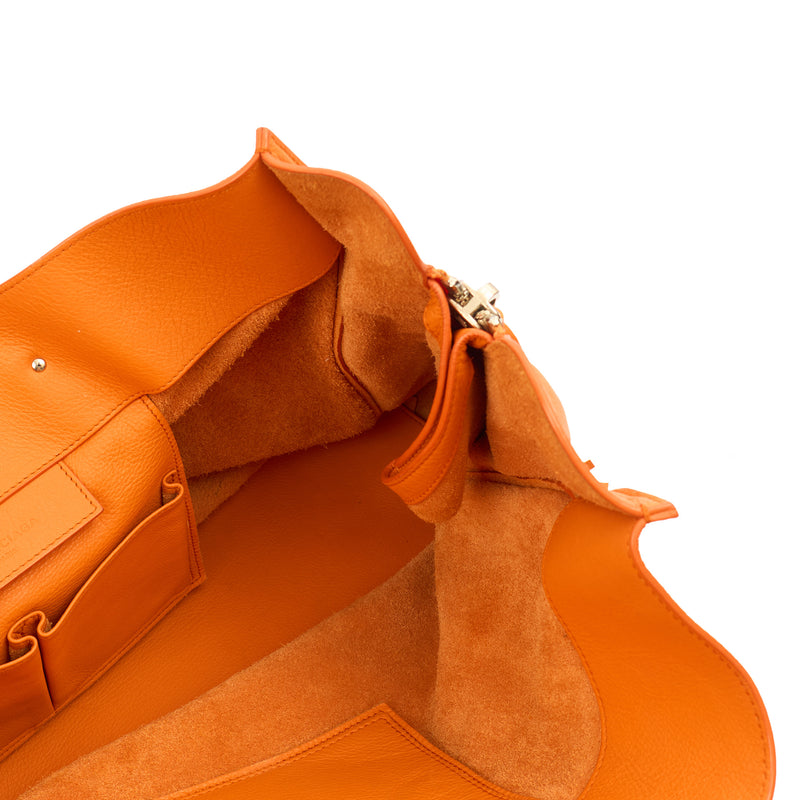 Balenciaga Tote Papier A3 Tote in Orange, Leather