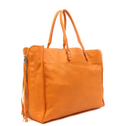 Picture of Balenciaga Tote Papier A3 Tote in Orange, Leather