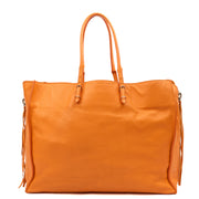 Picture of Balenciaga Tote Papier A3 Tote in Orange, Leather