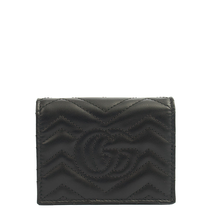 Picture of Gucci Wallet Bi-fold Marmont Wallet in Black, Leather