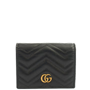 Picture of Gucci Wallet Bi-fold Marmont Wallet in Black, Leather