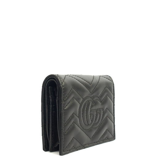 Picture of Gucci Wallet Bi-fold Marmont Wallet in Black, Leather